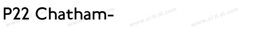 P22 Chatham字体转换